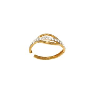 22K Gold CZ Diamond Ring MGA - LRG0035