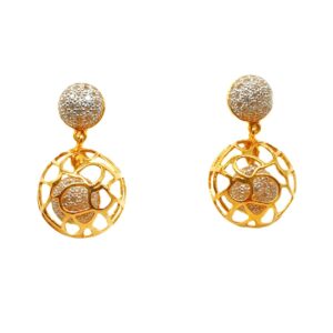 22K Gold Modern Earrings MGA - BTG0222