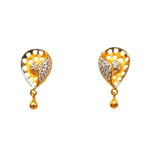 22K Gold Modern Earrings MGA - BTG0106