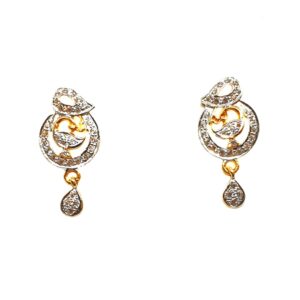 22K Gold Modern Style Earrings MGA - BTG0179