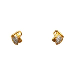 22K Gold Modern Earrings MGA - BTG0376