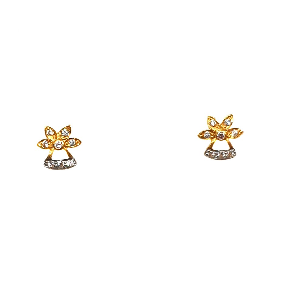 22K Gold Fancy Baccha Earrings MGA - BTG0034