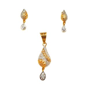 22K Gold Fancy Pendant Set MGA - PTG0037