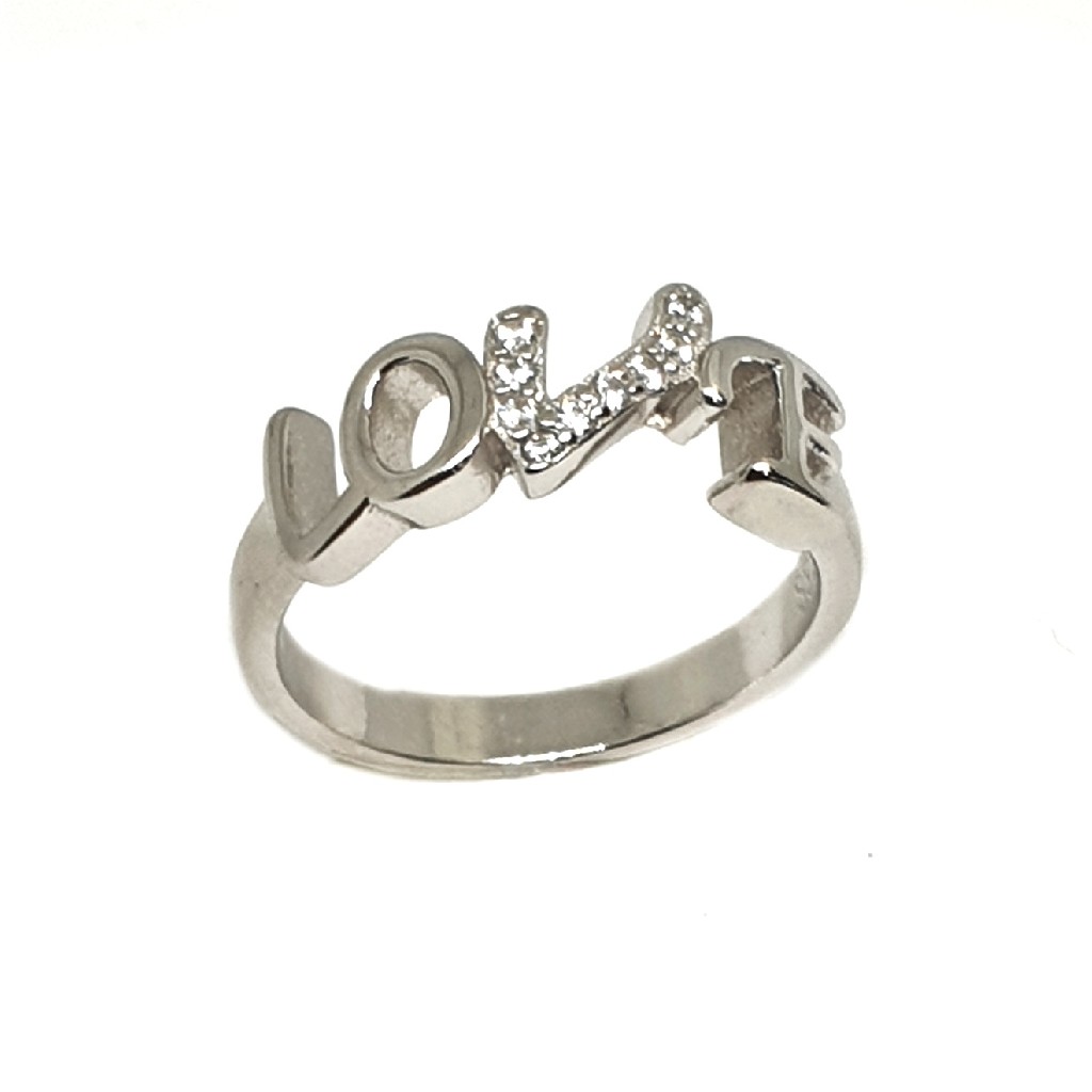 925 Sterling Silver Love Ring MGA - LRS3377