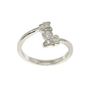 925 Sterling Silver Butterfly Shaped Ring MGA - LRS3361
