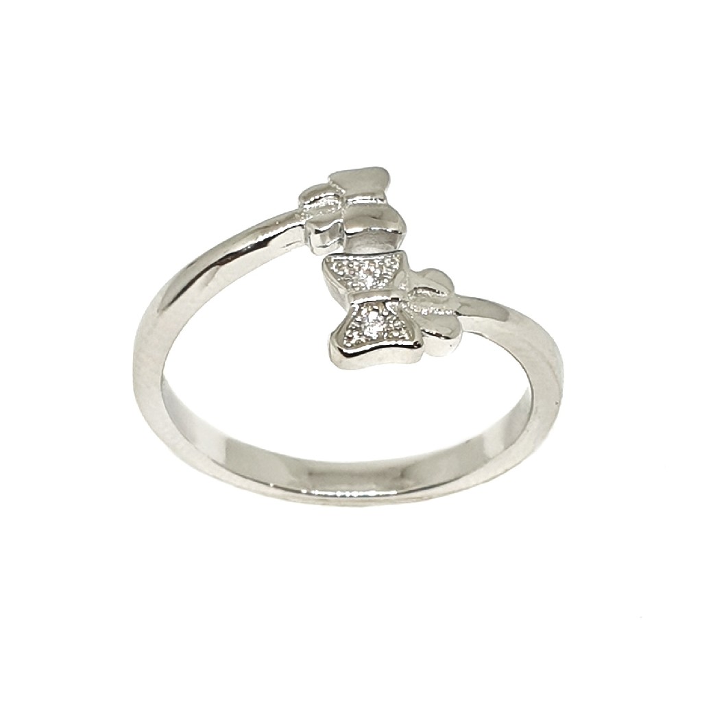 925 Sterling Silver Butterfly Shaped Ring MGA - LRS3361