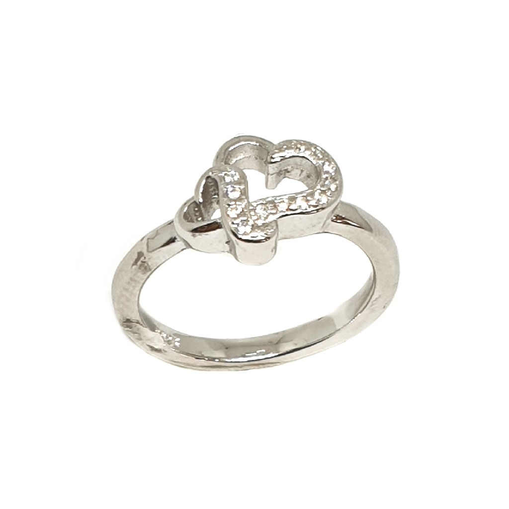 925 Sterling Silver Heart Shape Ring MGA - LRS3393