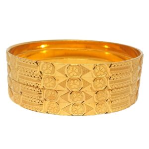 One gram gold forming plain bangles mga - bge0402