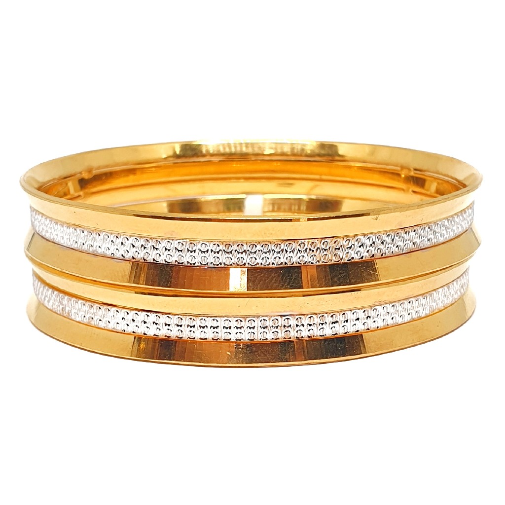 1 gram gold forming designer bangles mga - bge0416