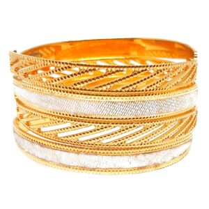 1 gram gold forming designer bangles mga - bge0431