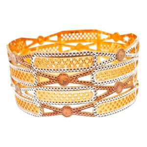 1 gram gold forming 4 piece bangles mga - bge0436
