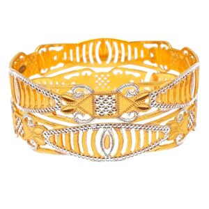 One gram gold forming modern bangles mga - bge0327