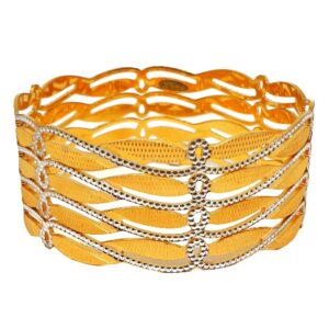 1 gram gold forming modern bangles mga - bge0432