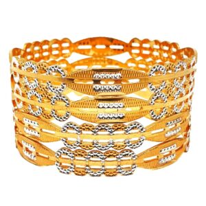 1 gram gold forming 4 piece bangles mga - bge0406