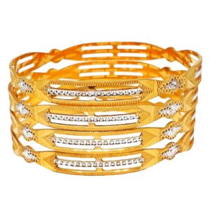 1 gram gold forming fancy bangles mga - bge0400