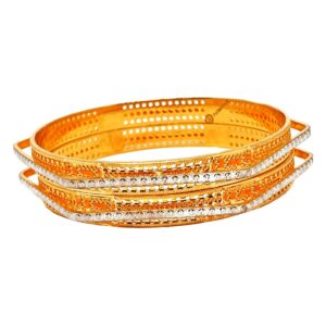 1 gram gold forming hexagon shaped bangles mga - bge0427