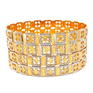 1 gram gold forming 4 piece bangles mga - bge0269