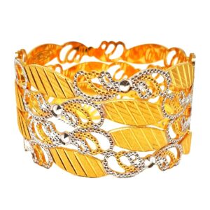 1 gram gold forming fancy bangles mga - bge0310