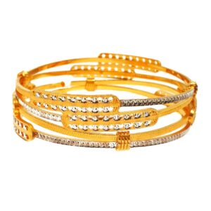 1 gram gold forming designer bangles mga - bge0412