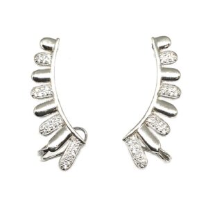 925 Sterling Silver Ear Cuffs Earring MGA - BTS1702