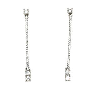 925 Sterling Silver Long Earring MGA - BTS0038