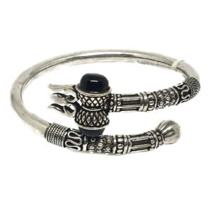 925 Sterling Silver Bahubali Bracelet MGA - BRS0290