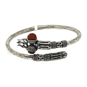 925 Sterling Silver Bahubali Rudraksh Bracelet MGA - BRS0364