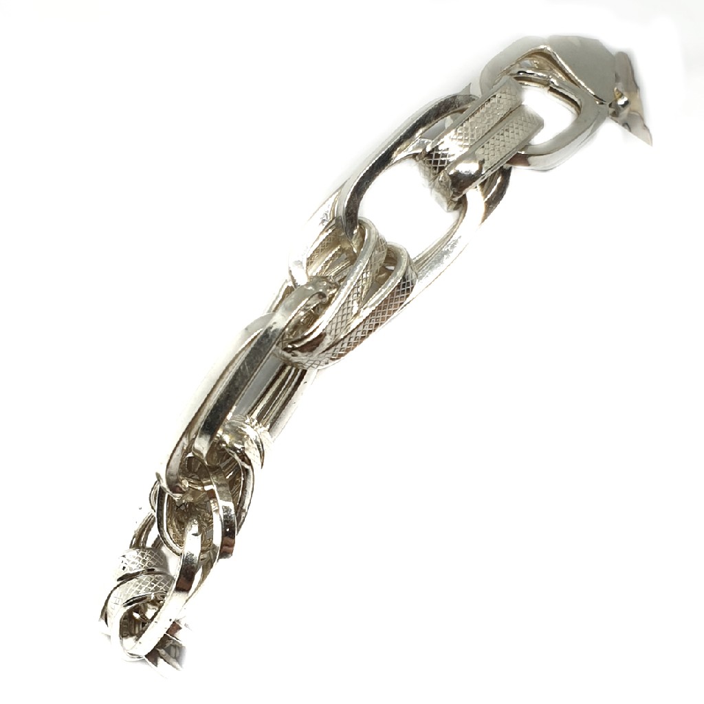 925 Sterling Silver Hollow Lucky MGA - BRS0098