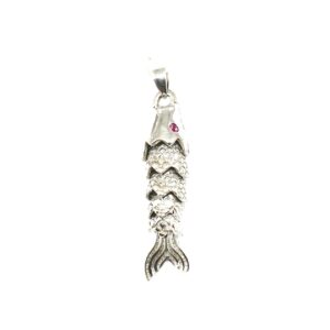925 Sterling Silver Fish Pendant MGA - PDS0042