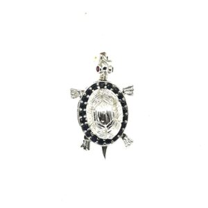 925 Sterling Silver Tortoise Pendant MGA - PDS0049