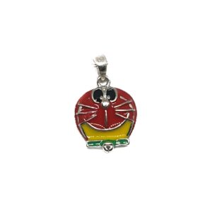 925 Sterling Silver Meenakari Doraemon Pendant MGA - PDS0013