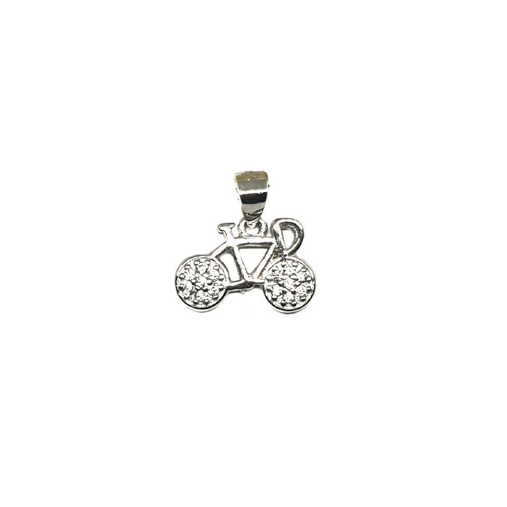 925 Sterling Silver Kids Bicycle Pendant MGA - PDS0165