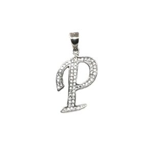 925 Sterling Silver Alphabet (Letter P) Pedant MGA - PDS0029