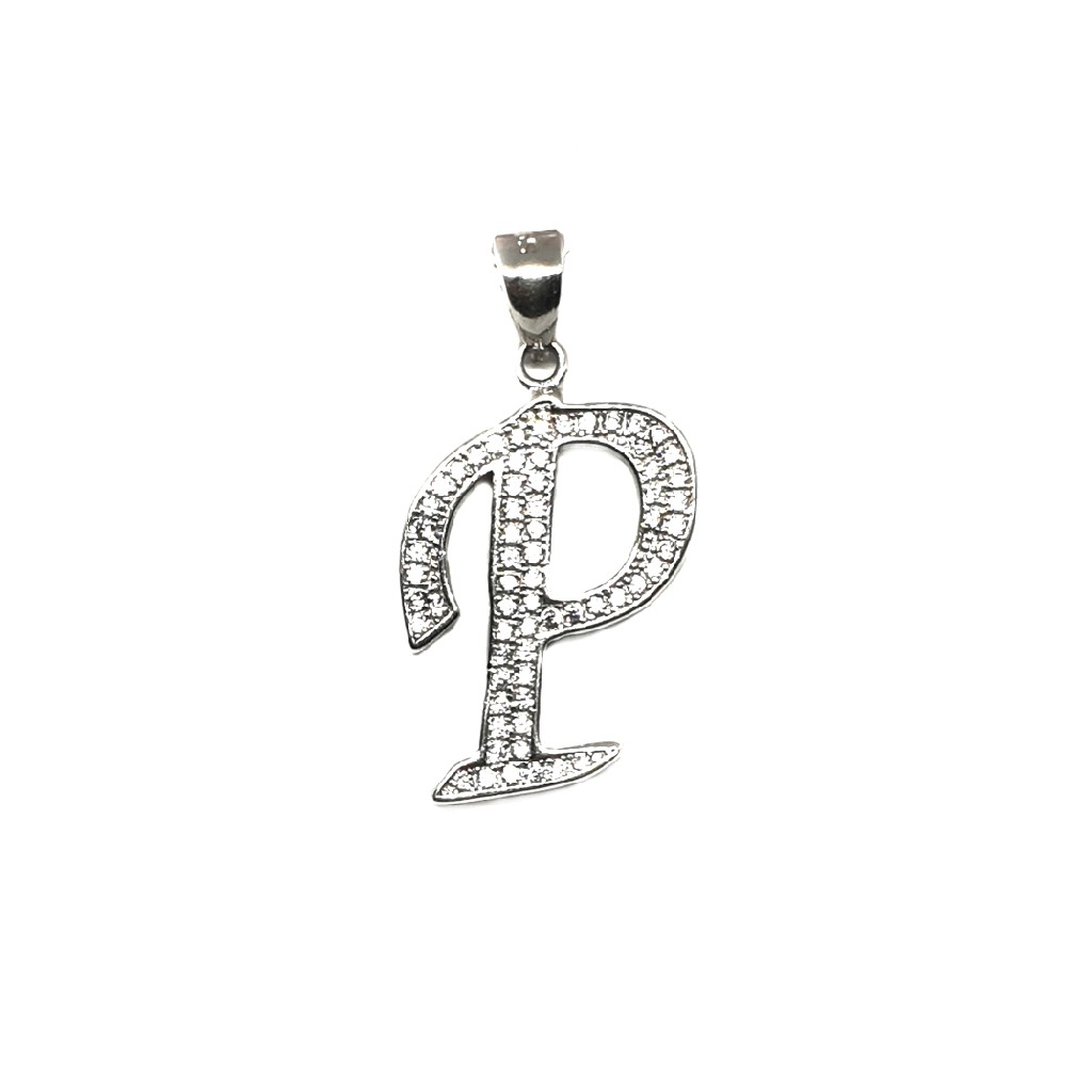 925 Sterling Silver Alphabet (Letter P) Pedant MGA - PDS0029
