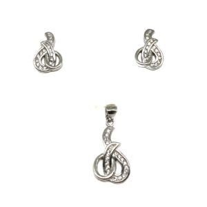 925 Sterling Silver Designer Pendant Set MGA - PTS0084