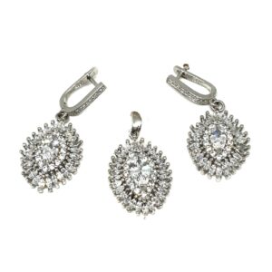 925 Sterling Silver Designer Pendant Set MGA - PTS0078
