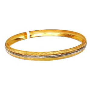 One gram gold forming modern kada bracelet mga - bre0092