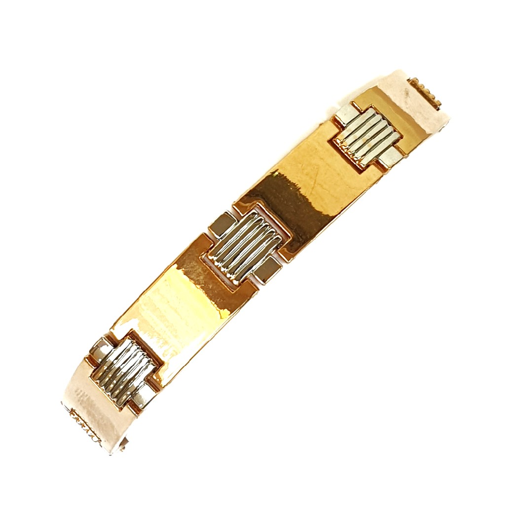 One gram gold forming plain modern style bracelet mga - bre0098