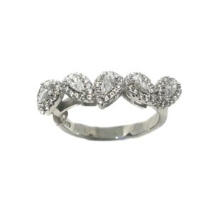 925 Sterling Silver Modern Style Ring MGA - LRS0590
