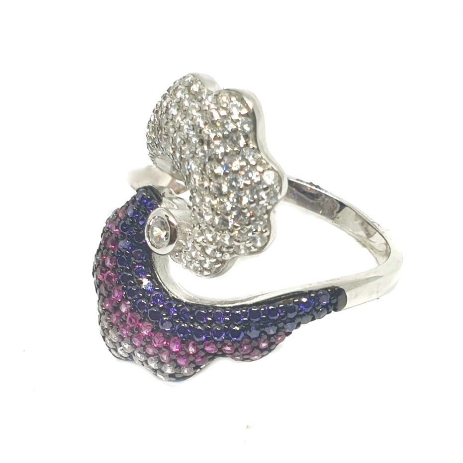 925 Sterling Silver Designer Ring MGA - LRS0600 - Image 2