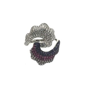 925 Sterling Silver Designer Ring MGA - LRS0600
