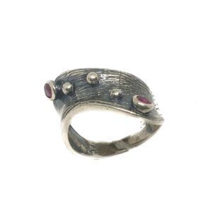 925 Sterling Silver Oxidized Ring MGA - LRS0866