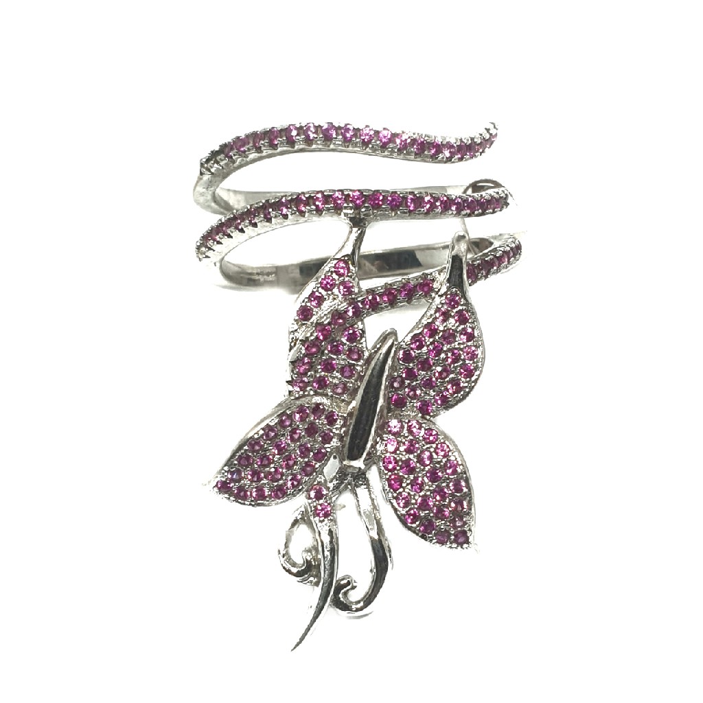 925 Sterling Silver Butterfly Shaped Ring MGA - LRS0058 - Image 2
