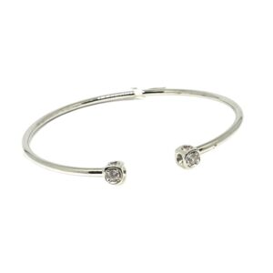 925 Sterling Silver CZ Diamond Bracelet MGA - BRS0328