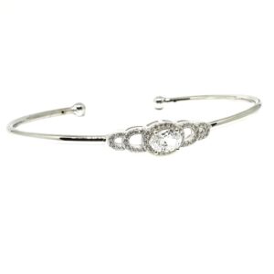 925 Sterling Silver Fancy Bracelet MGA - BRS0383