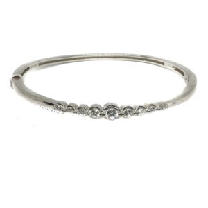 925 Sterling Silver CZ Diamond Bracelet MGA - KRS0047