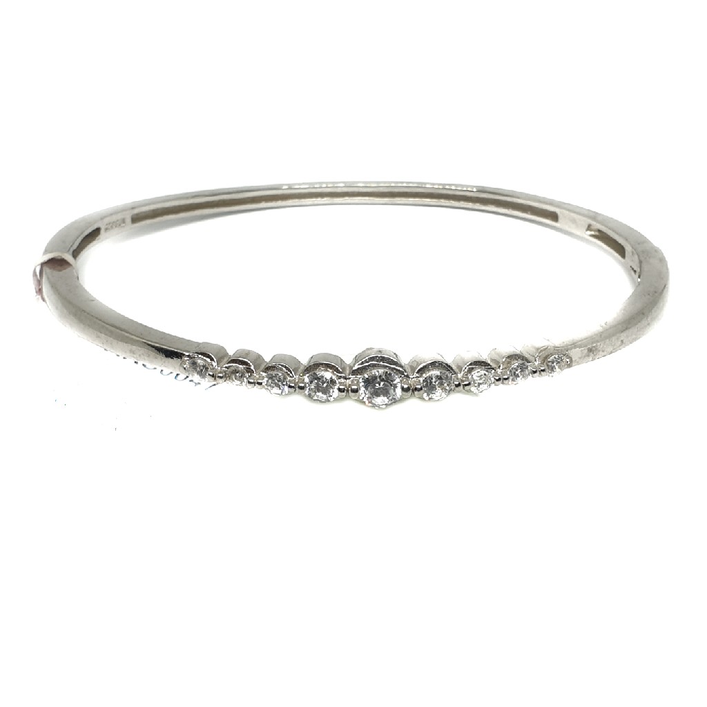 925 Sterling Silver CZ Diamond Bracelet MGA - KRS0047