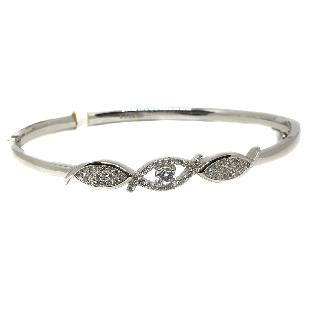 925 Sterling Silver CZ Diamond Bracelet MGA - BRS0405