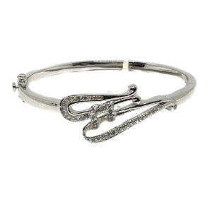 925 sterling silver modern style bracelet mga - krs0049