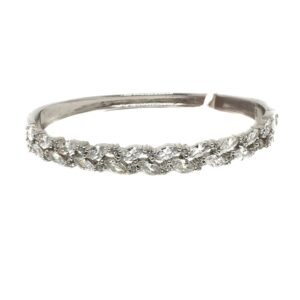 925 Sterling Silver Diamond Ladies Bracelet MGA - KRS0041